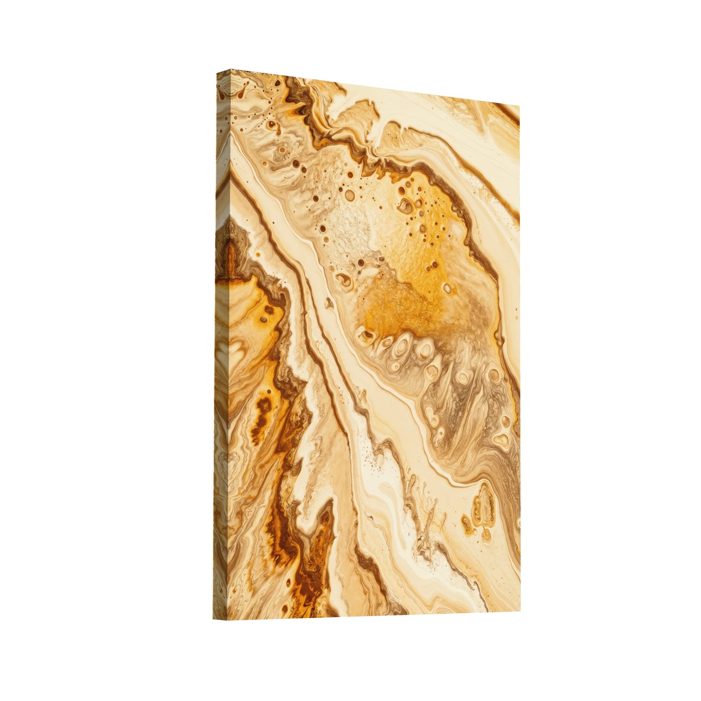 Product Hero 3D WebP Tableau Abstrait - Peinture Sable du Désert - Art Virtuoso