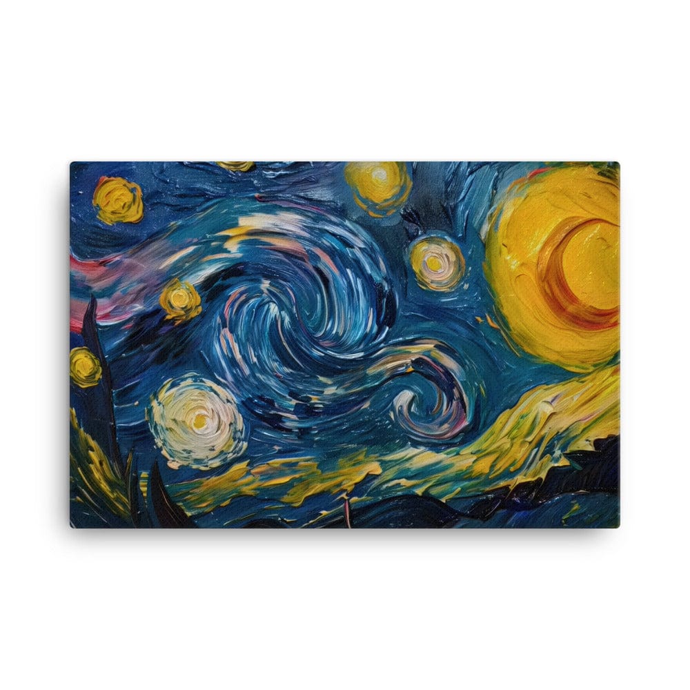 Peinture Couteau Abstrait - Style Van Gogh  Art Virtuoso XL