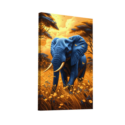 Product Hero 3D WebP Peinture Éléphant Moderne Sauvage - Art Virtuoso