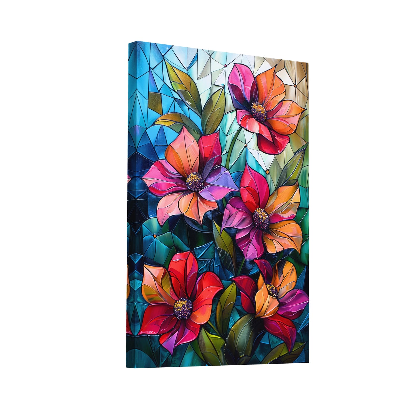 Product Hero 3D WebP Peinture Fleurs Modernes - Art Virtuoso