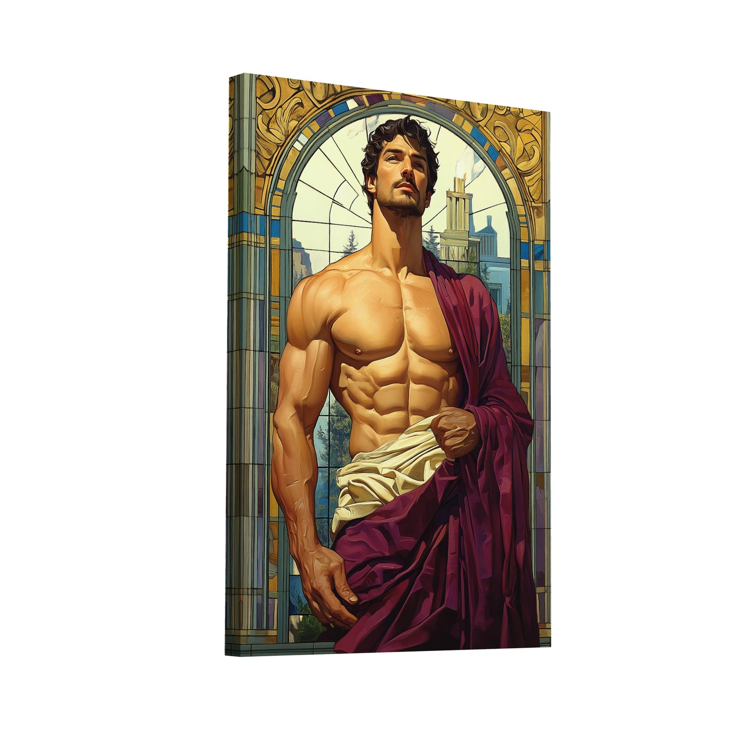 Product Hero 3D WebP Peinture Hercule - Art Virtuoso