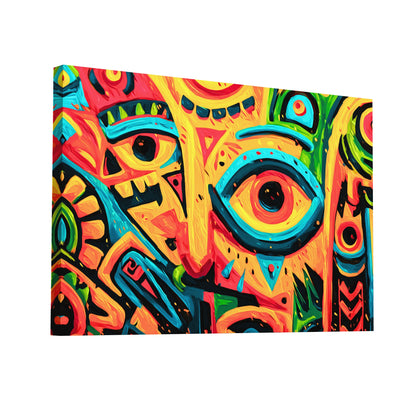 Product Hero 3D WebP Peinture Mexicaine Street Art – Symboles Ancestraux - Art Virtuoso
