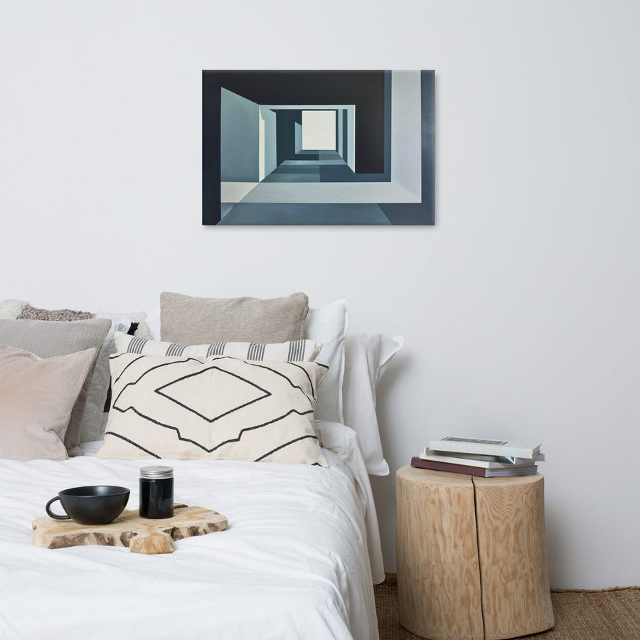 Peinture Minimaliste Abstraite - Op Art