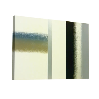 Product Hero 3D WebP Peinture Minimaliste Géométrique aux Bandes Dégradées – Silences Structurés et Ombres Diffusées - Art Virtuoso