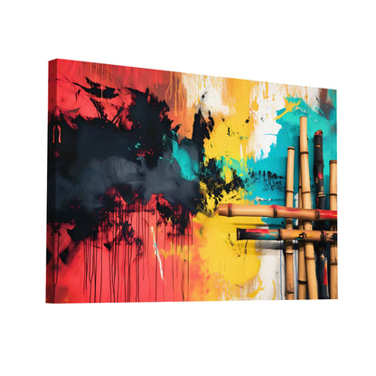Product Hero 3D WebP Tableau Peinture Moderne Abstraite – Éclats Contemporains - Art Virtuoso