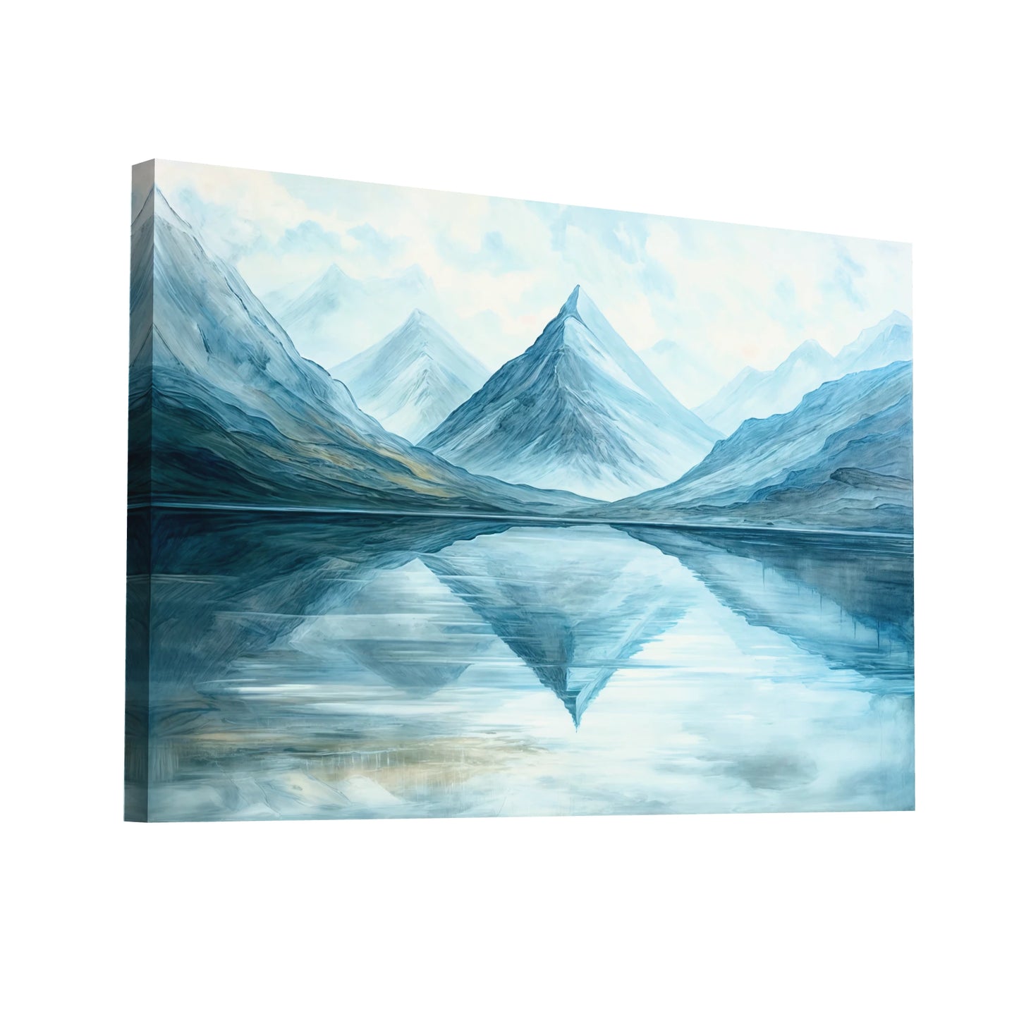 Product Hero 3D WebP Peinture Montagne Moderne - Art Virtuoso