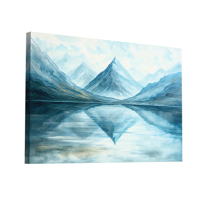 Product Hero 3D WebP Peinture Montagne Moderne - Art Virtuoso