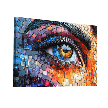 Product Hero 3D WebP Peinture Mosaique Mural - Oeil Éblouissant - Art Virtuoso