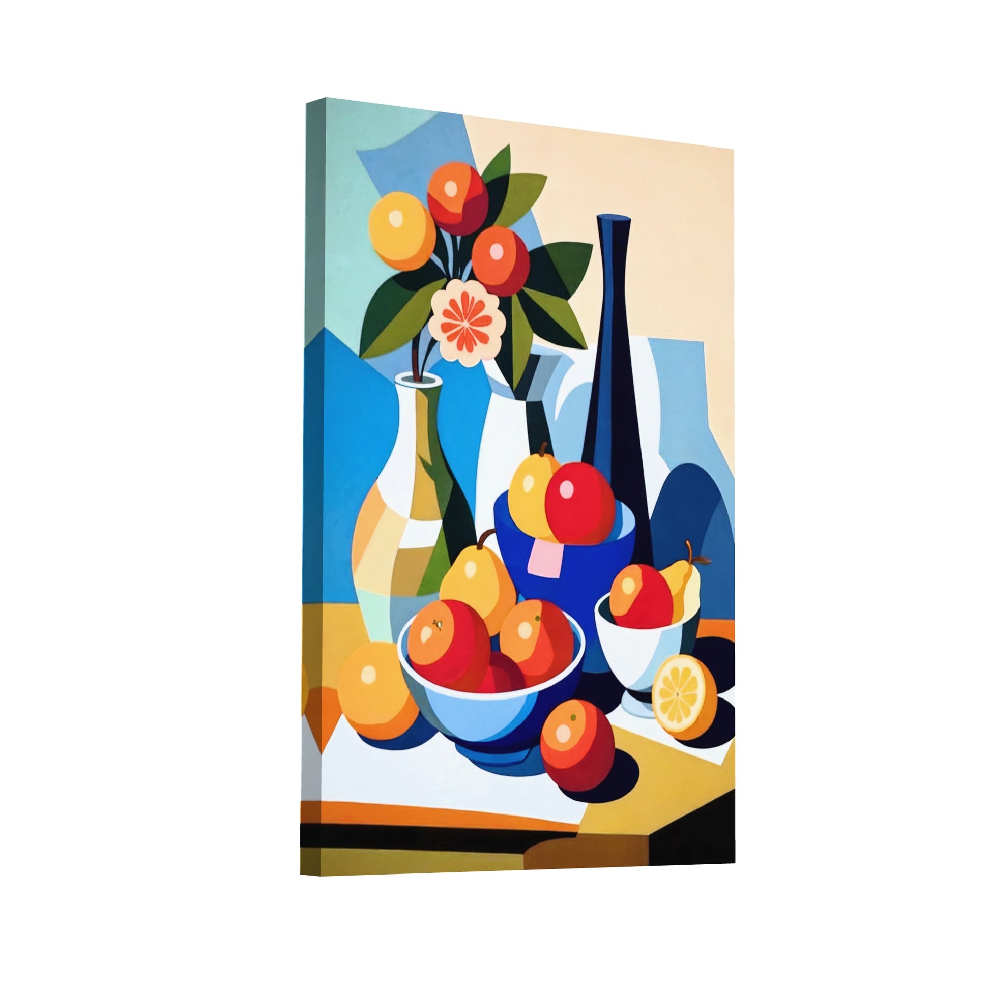 Product Hero 3D WebP Peinture Nature Morte Cubiste - Art Virtuoso