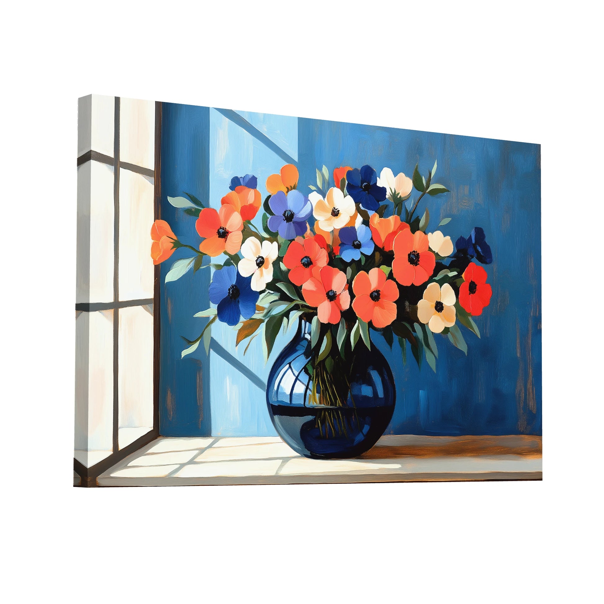 Product Hero 3D WebP Peinture Nature Morte Fleurs en Harmonie - Art Virtuoso