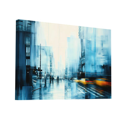 Product Hero 3D WebP Peinture New York Abstrait - Ode à la Métropole - Art Virtuoso