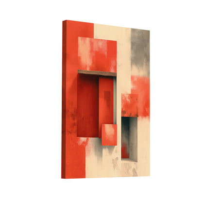 Product Hero 3D WebP Peinture Palazzo Terracotta – Géométrie d’argile et clair-obscur italien - Art Virtuoso