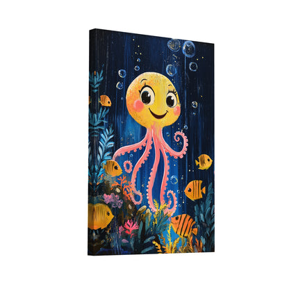 Product Hero 3D WebP Peinture Pieuvre Enfant - Art Virtuoso