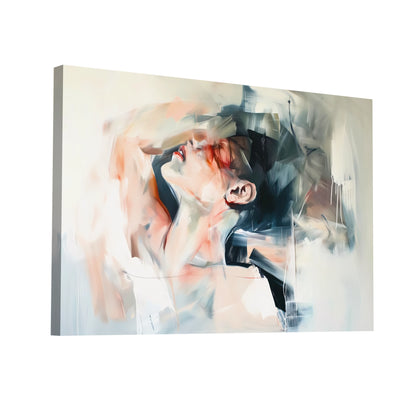 Product Hero 3D WebP Peinture Portrait de Femme Abstrait - Ode à la Féminité - Art Virtuoso