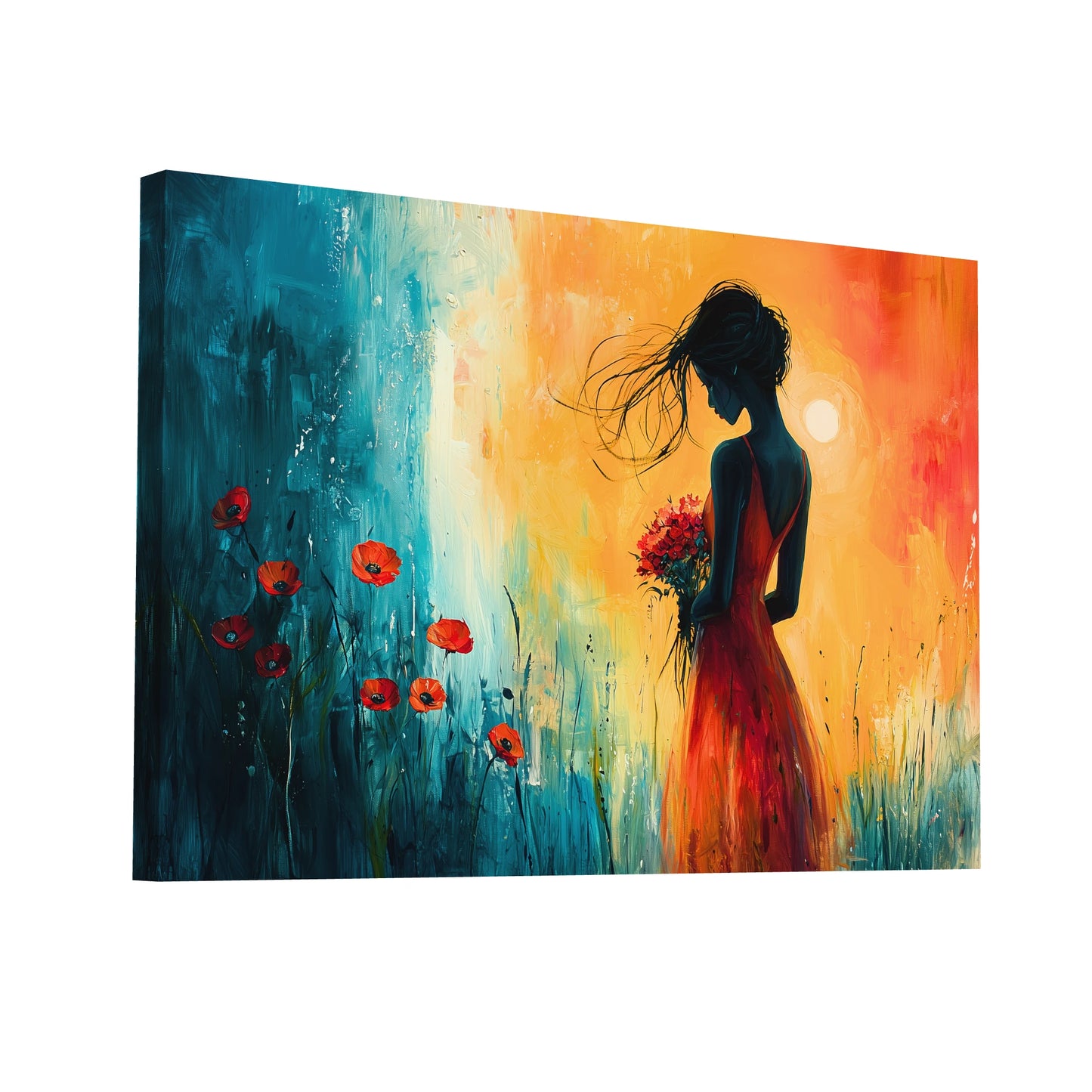 Product Hero 3D WebP Peinture Romantique - Femme Lyrique - Art Virtuoso