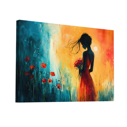 Product Hero 3D WebP Peinture Romantique - Femme Lyrique - Art Virtuoso