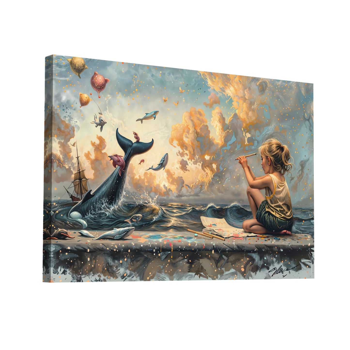 Product Hero 3D WebP Peinture Street Art - Rêverie Urbaine - Art Virtuoso