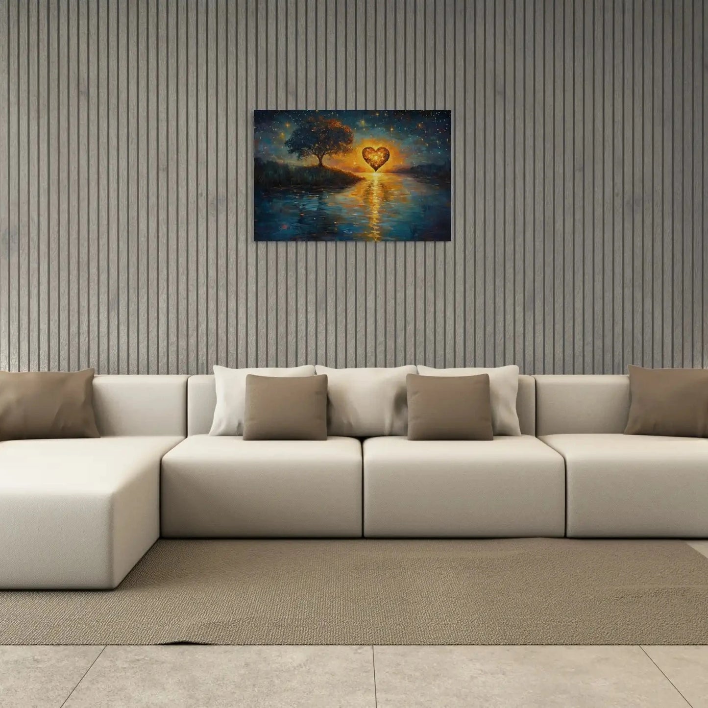 Peinture Surréaliste Contemporaine - Horizon Amoureuse Affiches, reproductions et œuvres graphiques Art Virtuoso