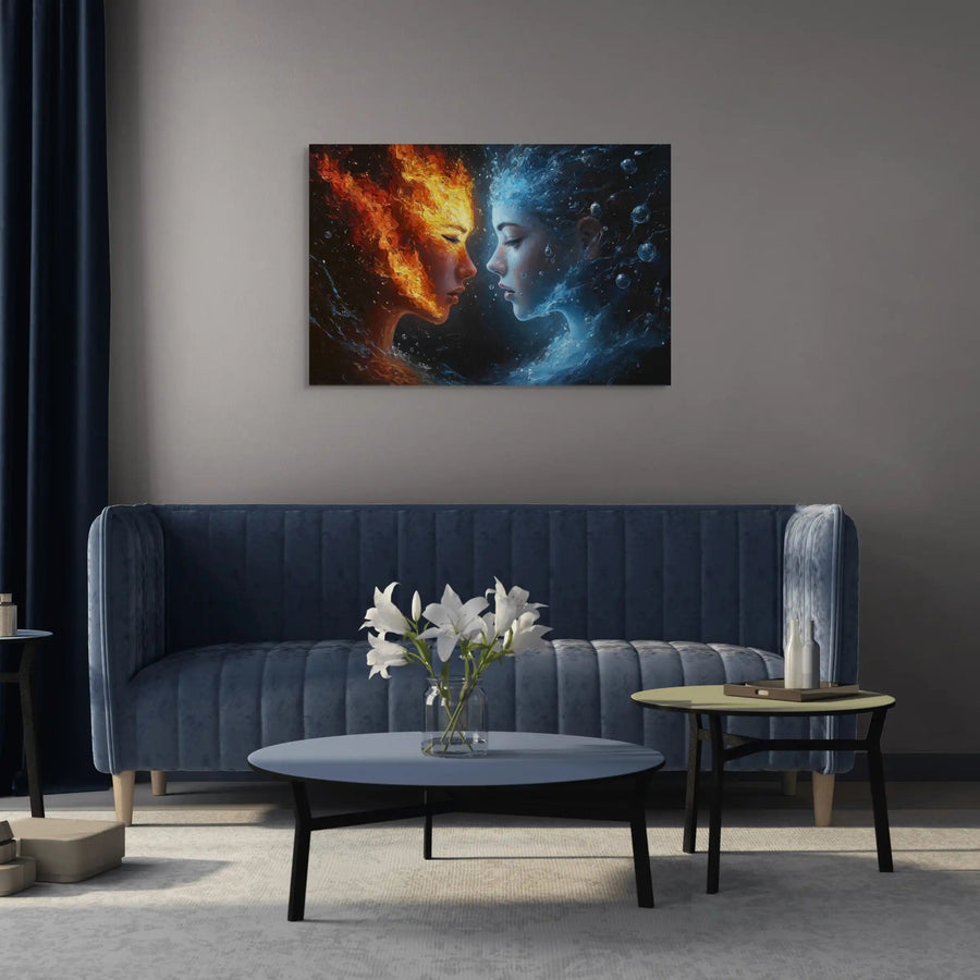 Peinture Surréaliste - Couleur de la Dualité