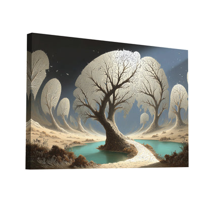 Product Hero 3D WebP Peinture Surréaliste - Arbre du Passage - Art Virtuoso