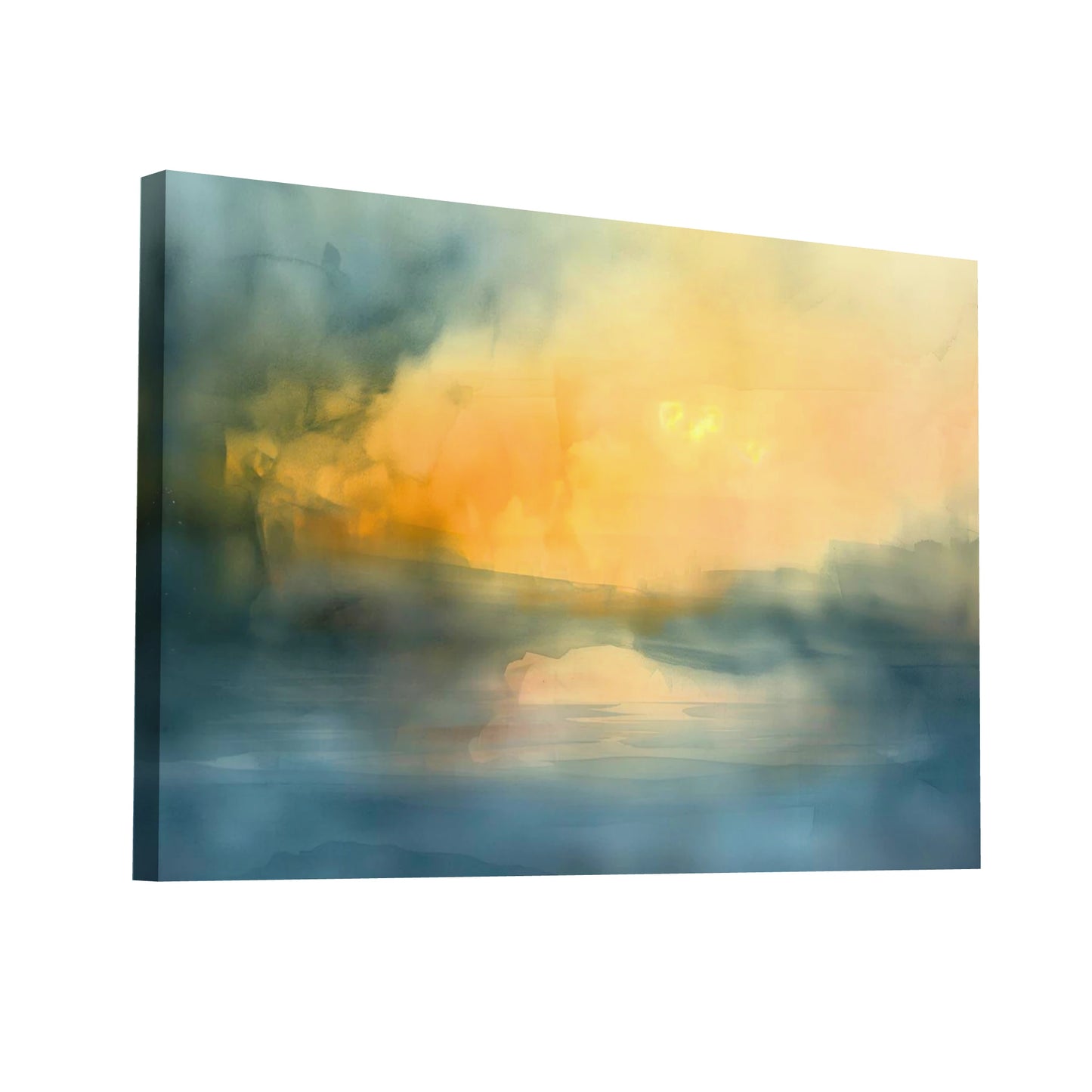 Product Hero 3D WebP Peinture Toile Abstrait - Évasion Chromatique - Art Virtuoso