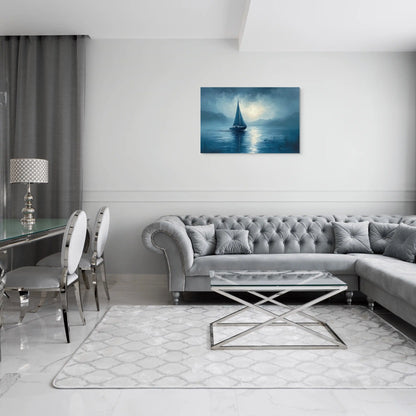 Peinture Acrylique - Tableau Voilier Abstrait Affiches, reproductions et œuvres graphiques Art Virtuoso