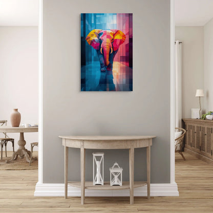 Peinture Éléphant Coloré Affiches, reproductions et œuvres graphiques Art Virtuoso