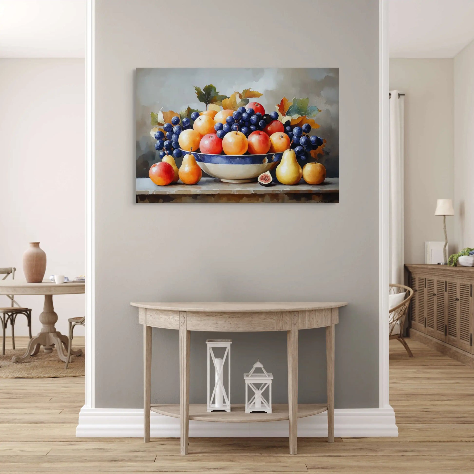 Peinture Nature Morte Fruits - Explosion de Couleurs et de Saveurs Affiches, reproductions et œuvres graphiques Art Virtuoso