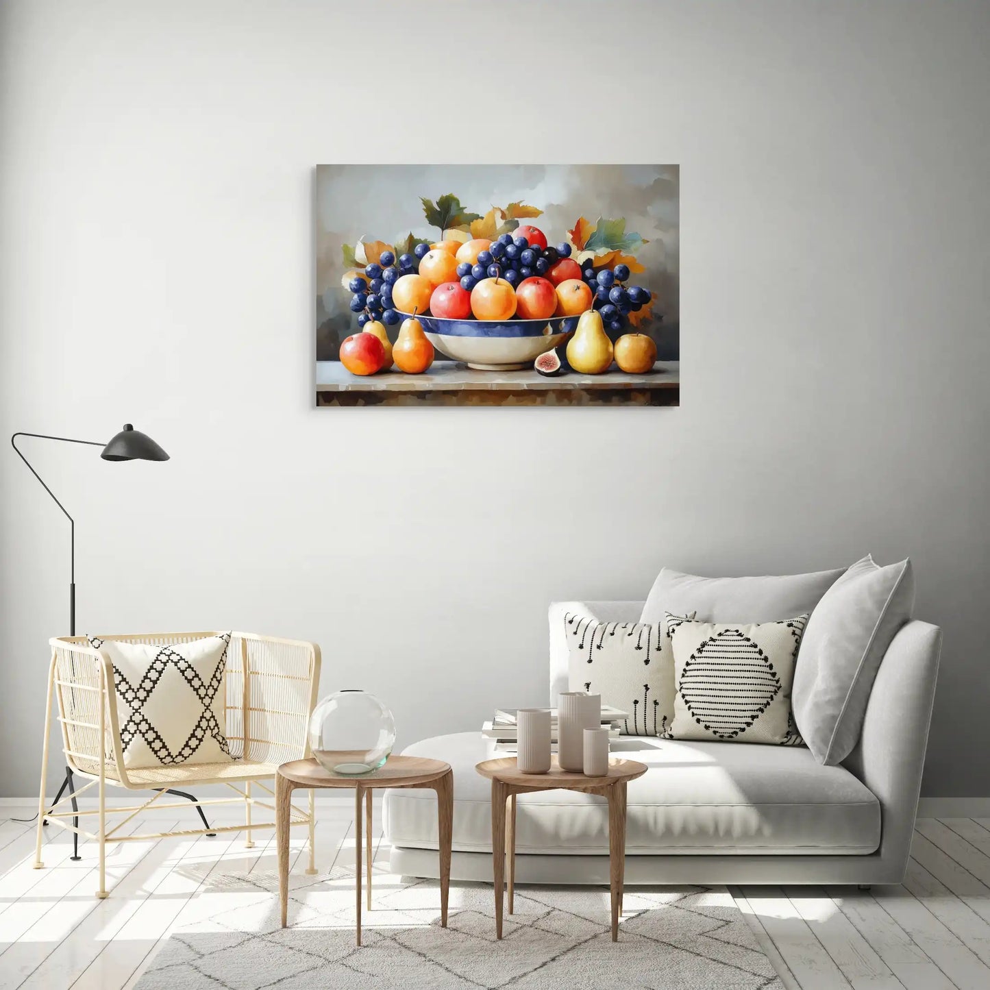 Peinture Nature Morte Fruits - Explosion de Couleurs et de Saveurs Affiches, reproductions et œuvres graphiques Art Virtuoso