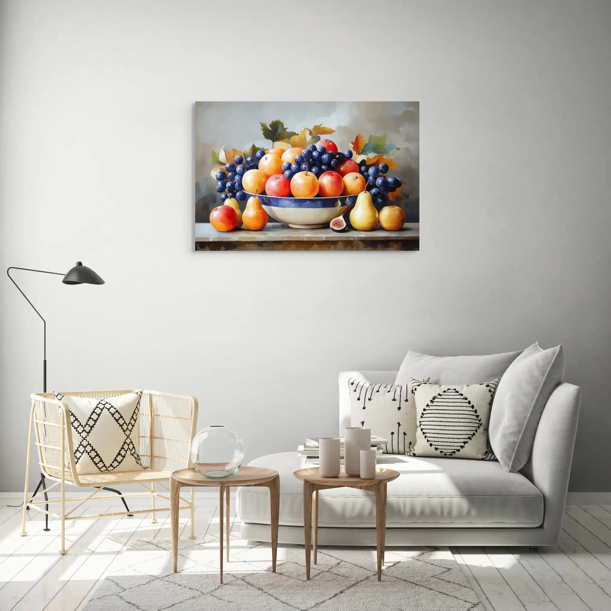 Peinture Nature Morte Fruits - Explosion de Couleurs et de Saveurs Affiches, reproductions et œuvres graphiques Art Virtuoso