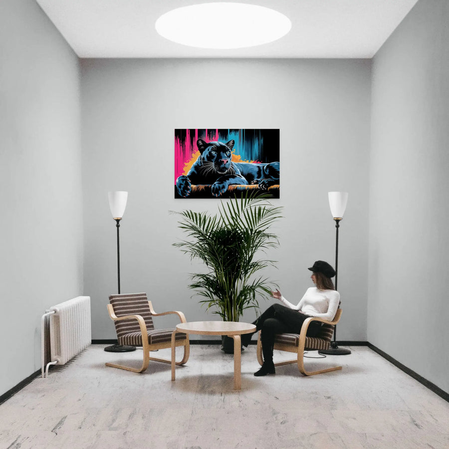 Black Panther Pop Art Canvas Print