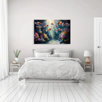 Peinture Poissons Exotiques - Voyage Aquatique Affiches, reproductions et œuvres graphiques Art Virtuoso