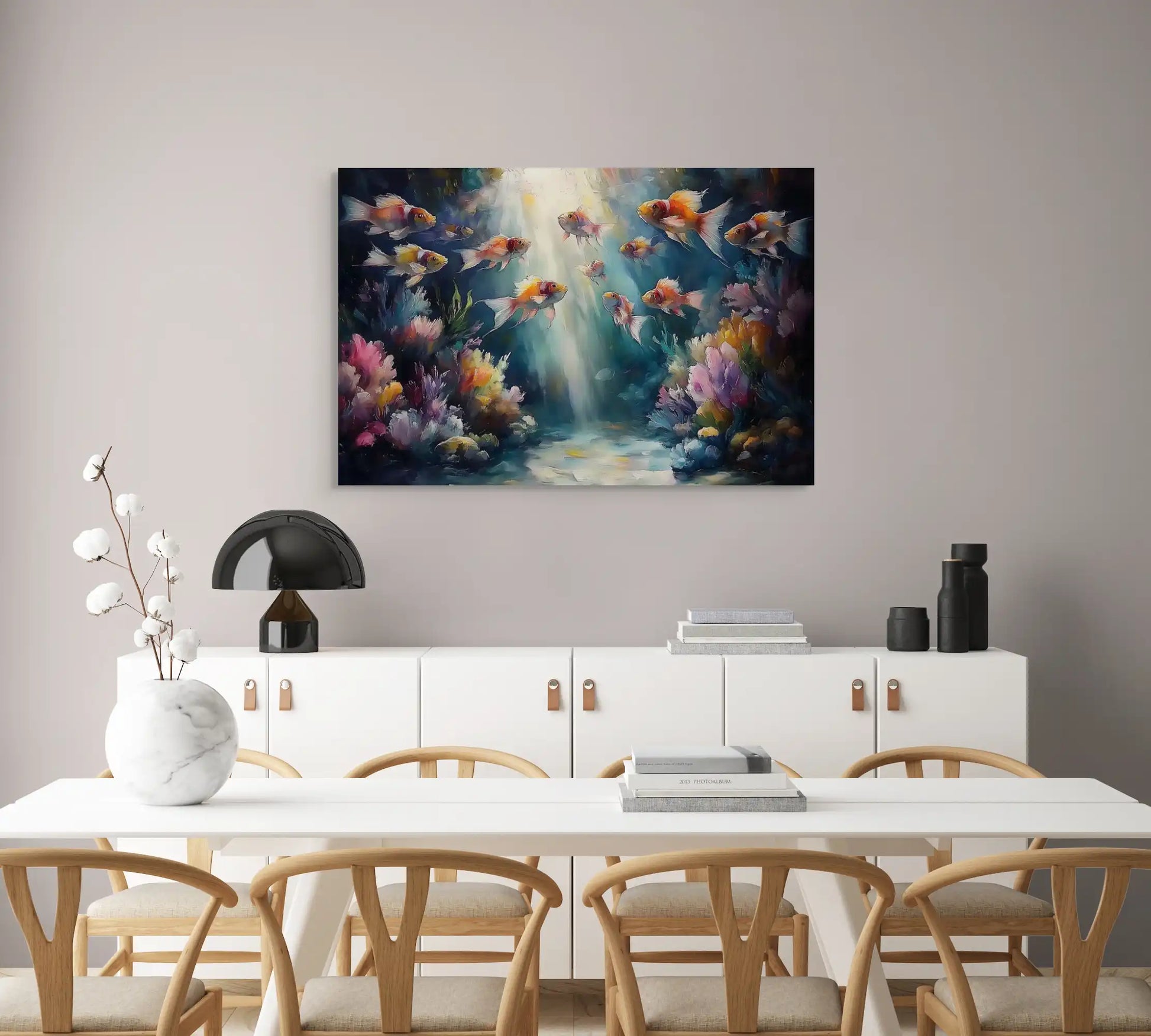 Peinture Poissons Exotiques - Voyage Aquatique Affiches, reproductions et œuvres graphiques Art Virtuoso