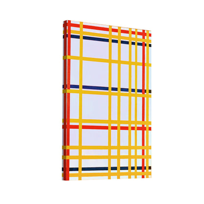 Product Hero 3D WebP Piet Mondrian - New York City (version verticale) - Art Virtuoso