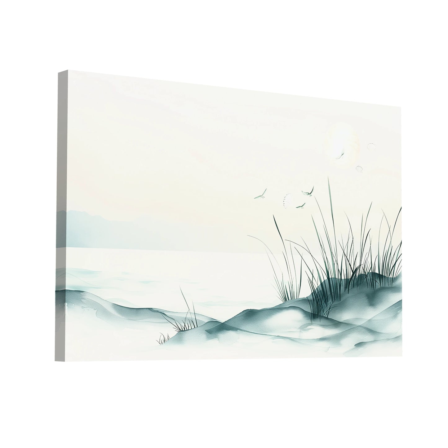 Product Hero 3D WebP Toile Plage - Peinture Simple - Art Virtuoso