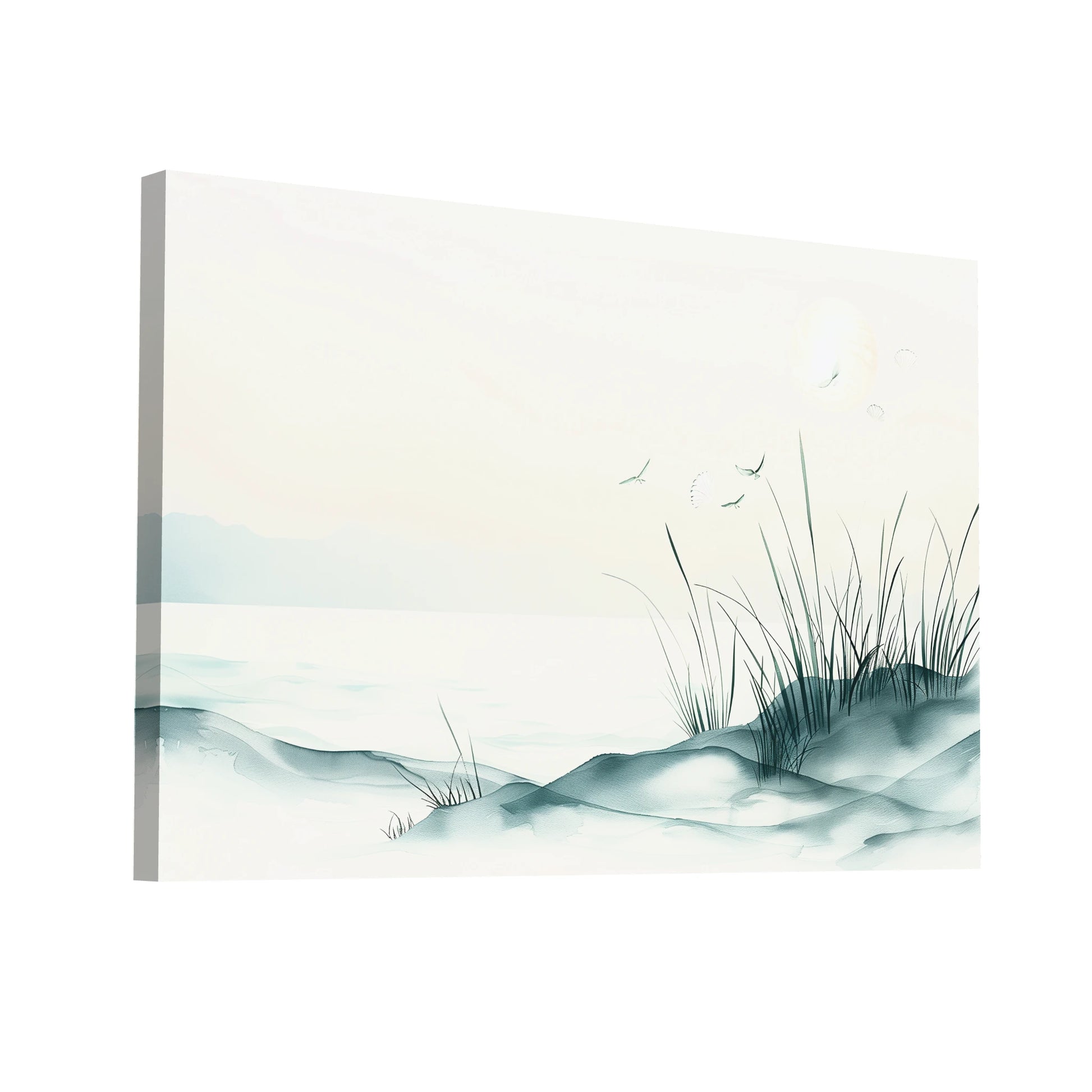 Product Hero 3D WebP Toile Plage - Peinture Simple - Art Virtuoso