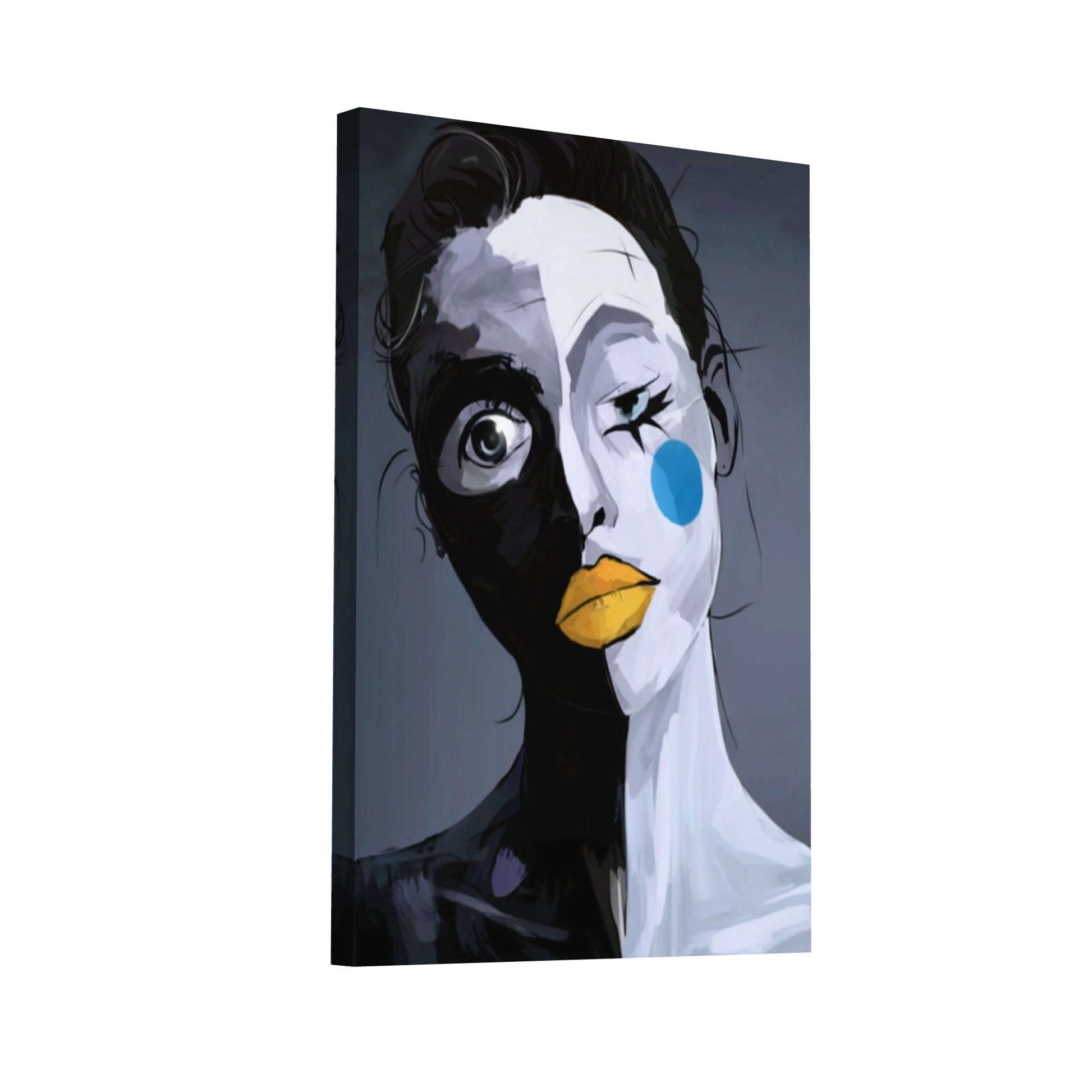 Product Hero 3D WebP Portrait Abstrait Moderne - Janus - Art Virtuoso