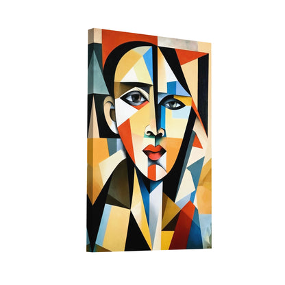 Product Hero 3D WebP Portrait Cubiste Femme - Art Virtuoso