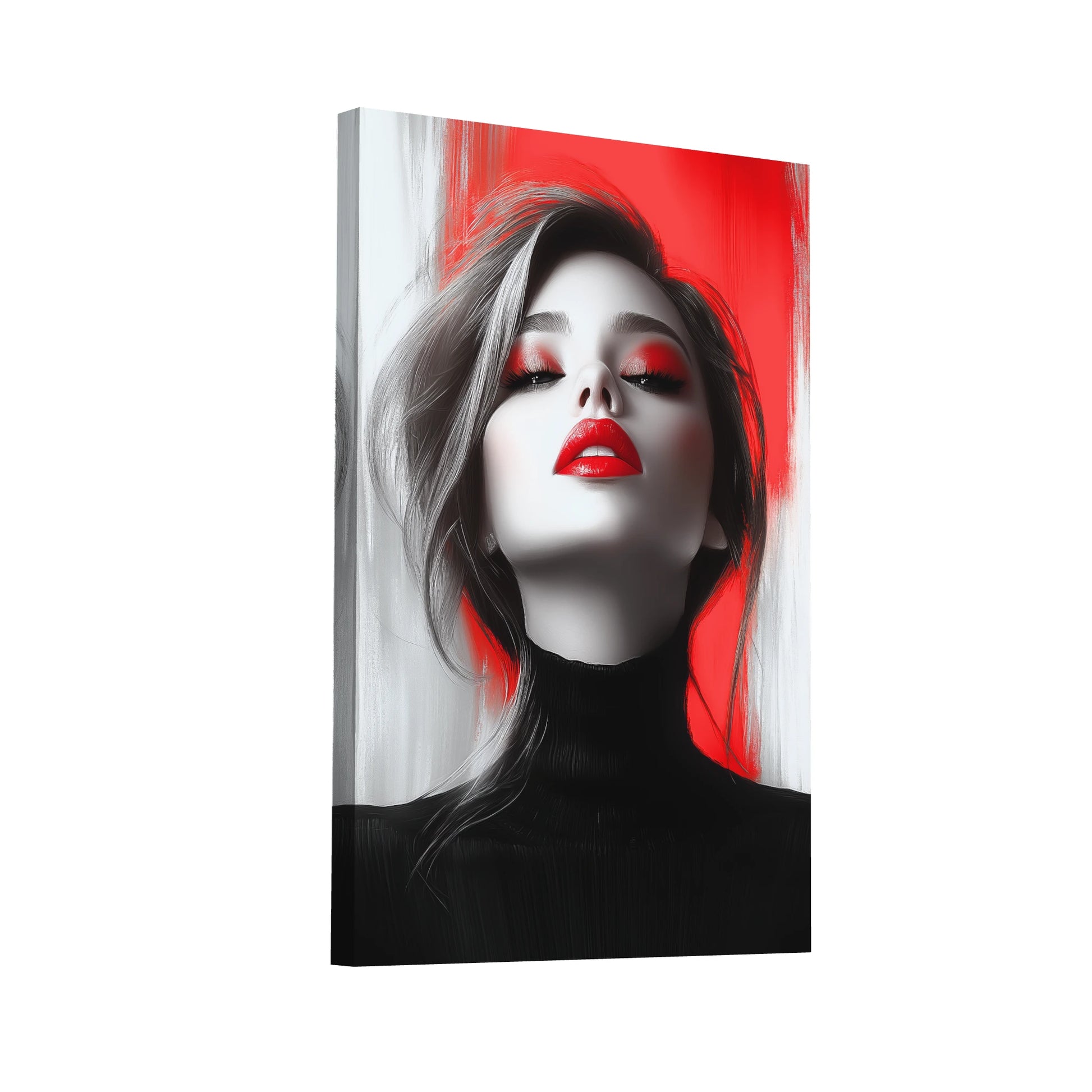Product Hero 3D WebP Portrait Femme - Peinture Passionnelle - Art Virtuoso