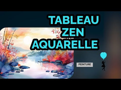 Tableau Zen Aquarelle