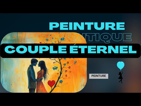 Peinture Romantique - Couple Éternel Affiches, reproductions et œuvres graphiques Art Virtuoso