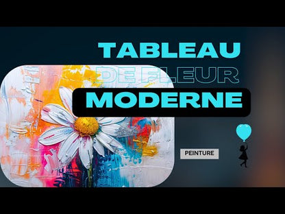 Tableau de Fleur Moderne Art Virtuoso