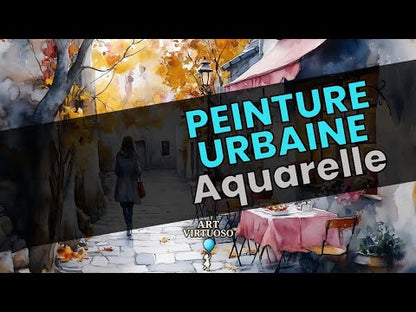 Peinture Urbaine Aquarelle – Flânerie Poétique en Ville