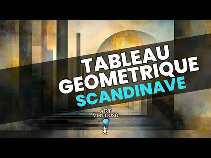 Tableau Géométrique Scandinave - Perspective