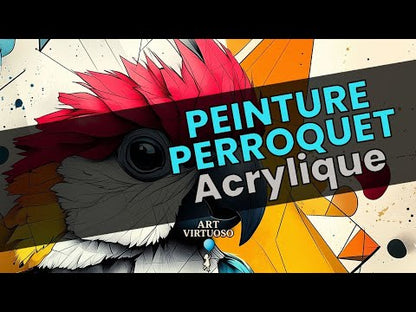 Perroquet Peinture Acrylique