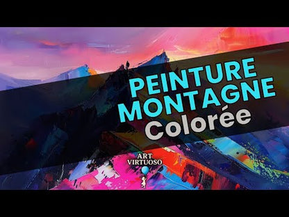 Peinture Montagne Mur - Chambre Colorée