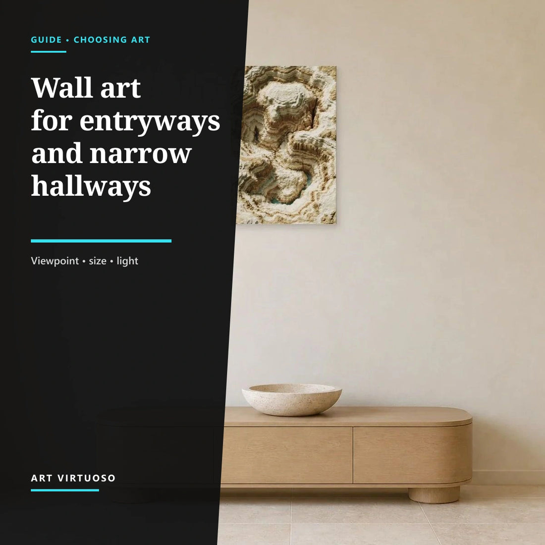 How to Choose Wall Art for an Entryway or Narrow Hallway