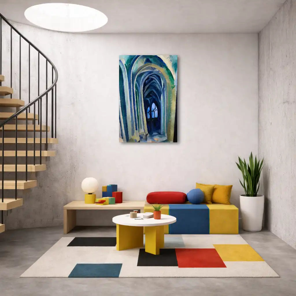 Robert Delaunay – Saint-Séverin – Kunstdruck