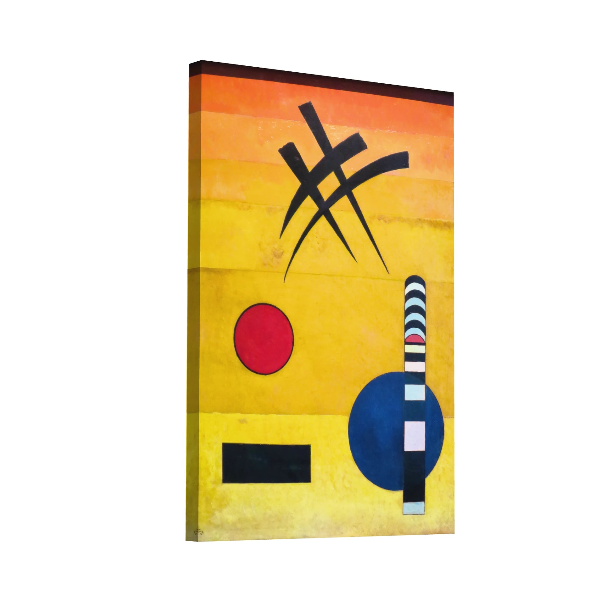 Product Hero 3D WebP Vassily Kandinsky - Signe - Énigme des Couleurs - Art Virtuoso