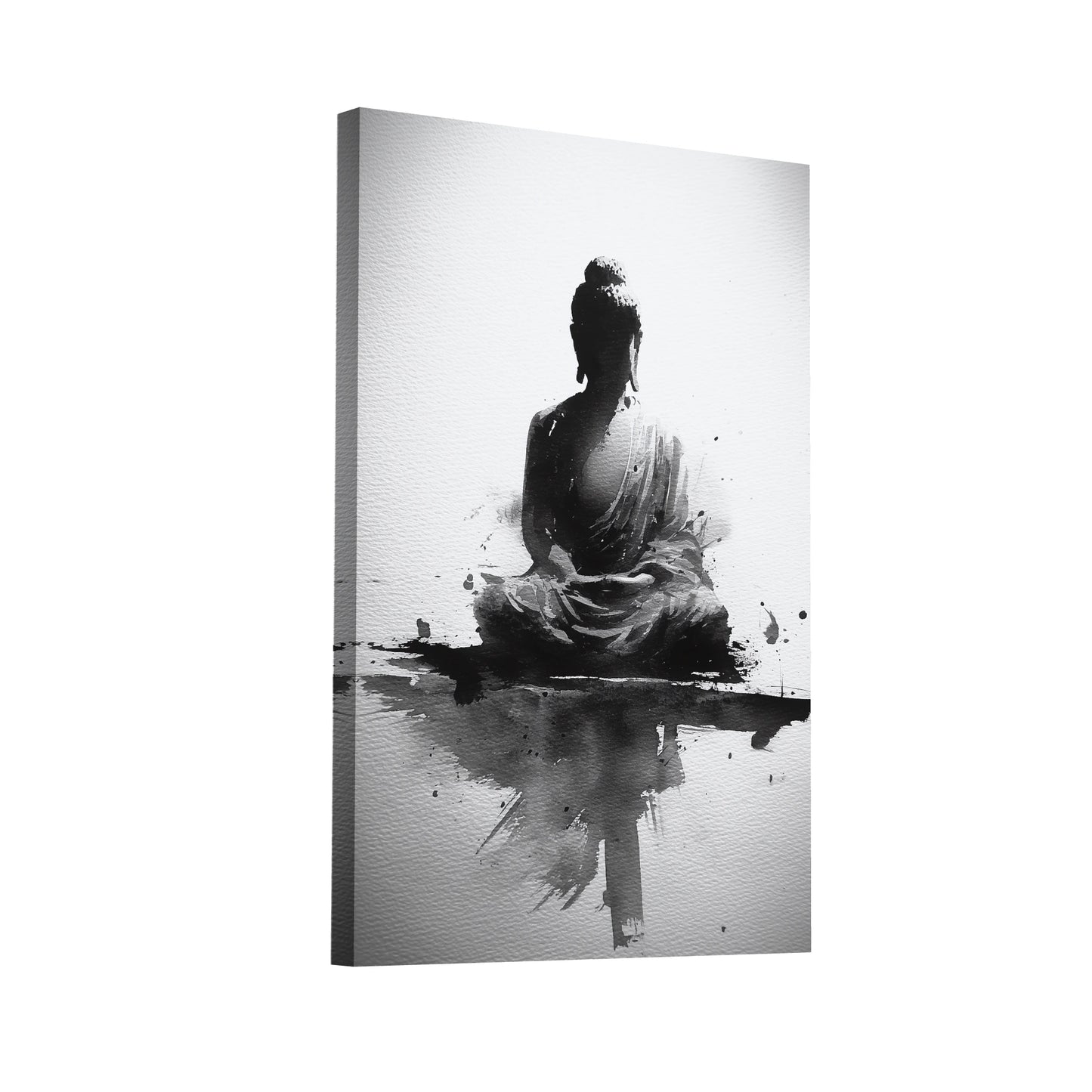 Product Hero 3D WebP Sumi-e Bouddha – Silence intérieur et éveil spirituel - Art Virtuoso